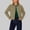 C-Brown406, variant on Womens Outerwear Jacket Solid Color Long Sleeve Relaxed Fit Button Front Sport Style Cropped For Cozy Comfy Seasonal Jacket