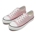 thumbnail image 2 of Unisex Low Top Lace Up Casual Canvas Shoes for Women and Men, Comfortable Lightweight Classic Fashion Sneakers Tennis Shoes for Men, 2 of 7