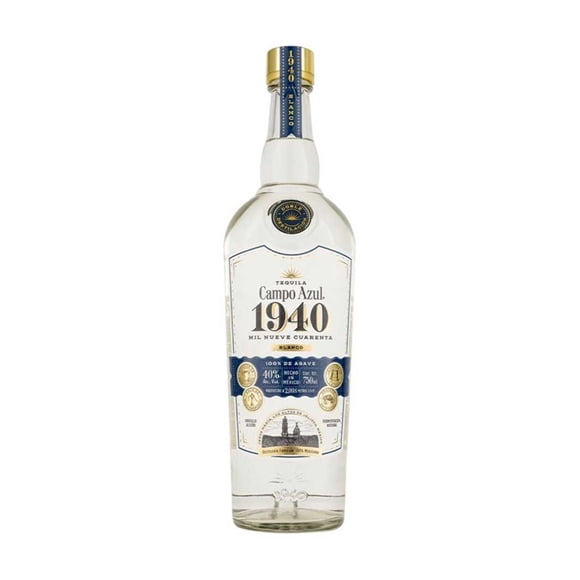 Tequila Campo Azul 1940 Blanco 750 ml