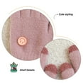 thumbnail image 3 of Guantes de lana de cinco dedos para niños y niñas, cálidos y gruesos, de invierno, con dibujos animados de Corea sonriente, guantes de punto 842, 3 of 5