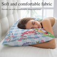 thumbnail image 5 of Easter Bunny Gnomes Pillow Covers, Linen Long Throw Pillow Case, Spring Easter Eggs Floral Blue Plaid Holiday Pillow Protector Decorative Cushion Cover for Living Room/Bedroom 12" x 20", 5 of 8