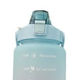 thumbnail image 1 of Botella De Paja, 2000 Ml, Botella De Agua Deportiva Abierta Con Un , Color Degradado De Escala Transparente Con Asa Para Senderismo Para Correr, 1 of 7