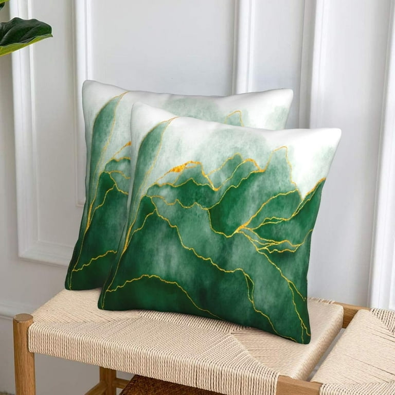 Emerald green outdoor pillows sale