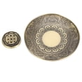 thumbnail image 3 of Quemadores de incienso de bronce con forma de flor y soportes redondos para varillas de incienso para decoración del hogar., 3 of 14