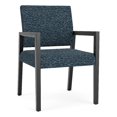 thumbnail image 1 of Pemberly Row Waiting Reception Guest Chair Wood Frame in Blue, 1 of 5