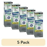 (5 pack) Salonpas Lidocaine Pain Relieving Roll-On, 4% Lidocaine, 3 OZ