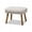 Beige, variant on Baxton Studio Lovise Ottoman in Dark Grey and Walnut Brown