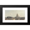 thumbnail image 2 of Jean-Baptiste-Camille Corot 18x11 Black Modern Framed Museum Art Print Titled - View of the Pantheon in Paris (‘View of the Pantheon, Paris’), 2 of 5