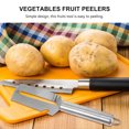 thumbnail image 2 of 2 Pcs Éplucheurs Outils d'Éplucheur de Fruits pour Fosse à Mangues (Argent), 2 of 9