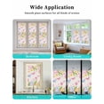 thumbnail image 6 of Window Privacy Film Pink Tulip Easter Stained Glass Window Film Decorative Sun Block Window Cover Pastoral Spring Floral Eggs Window Clings Static Adhesive Sticker for Bathroom 17.7"x39.3", 6 of 7