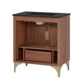 thumbnail image 5 of Modway Daylight 30" Solid Mango Wood Bathroom Vanity in Black/Walnut, 5 of 7