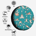 thumbnail image 6 of Kdxio Giraffes Doing Various Yoga for Tire Cover Wheel Protectors Tyre Covers Weatherproof Wheel Covers Universal Fit for Trailer Rv SUV Truck Camper Travel Trailers 15 inch, 6 of 8