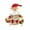 A, variant on PuSpu Exquisite Christmas Decorations Santa Claus Apples Bag Holiday Decoration Gift Bag Christmas Ornaments