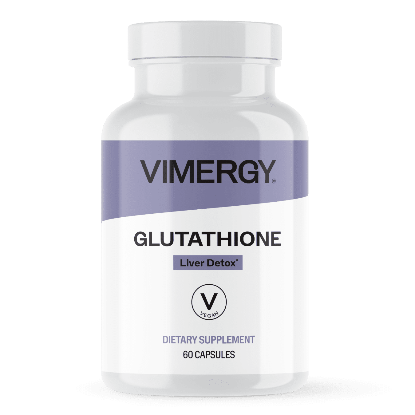VIMERGY Glutathione Capsules, 60 Servings – Natural Immune Supporting, Antioxidant & Detox Supplement