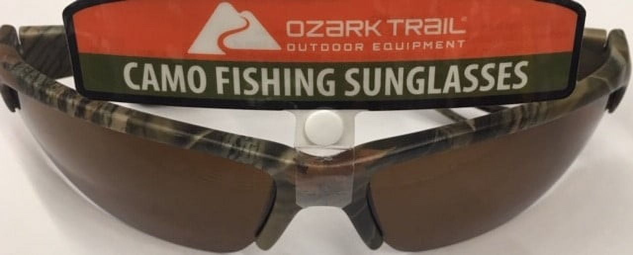 Ozark Trail Men's Polarized Fishing Sunglasses, Camo Framed Ozfc-Opp