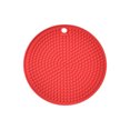 thumbnail image 1 of Kearding Alfombrilla de silicona para con aislamiento térmico, posavasos antiescaldado en forma redonda, cuenco para olla, vajilla, Mantel Cocina y Comedor Rojo Kearding HA066839-03, 1 of 1