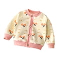 thumbnail image 4 of Abrigo de punto para niños de otoño e invierno, cárdigan cálido para niños y niñas, suéter exterior grueso, 4 of 6
