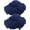 Navy, variant on 2 Skeins Chunky Chenille Yarn for Blanket, Super Soft Thick Fluffy Jumbo Chunky Chenille-Style Polyester Arm Knit Finger Yarn for Home Décor Projects 500g