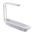thumbnail image 1 of ¡Liquidación! Estante de almacenamiento Hilingoto, soportes para cocina, estante telescópico para fregadero, jabonera, esponja, cesta, grifo, organizador ajustable para baño., 1 of 5