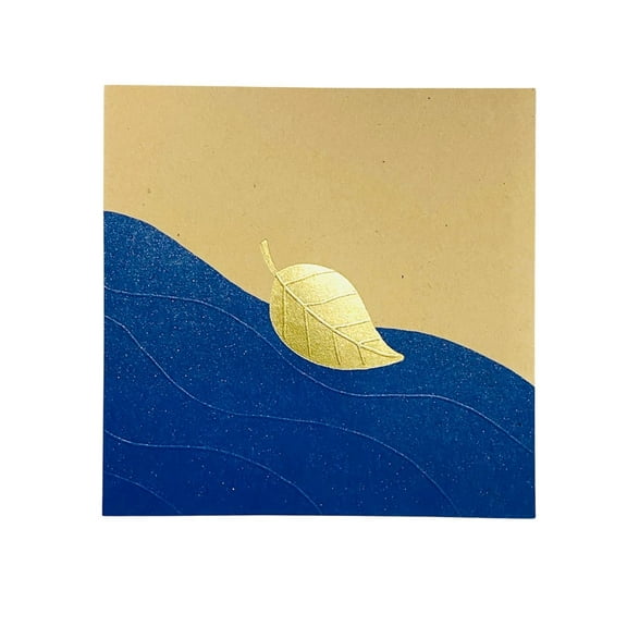 Hallmark Gold Leaf Notecards 10 Notes with Envelopes