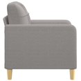 thumbnail image 2 of vidaXL Sofa Chair Light Grey 60 cm Fabric, 2 of 5