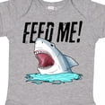 thumbnail image 4 of Inktastic Feed Me with Shark Head Boys or Girls Baby Bodysuit, 4 of 5