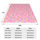 thumbnail image 3 of Balery Pink Donut Manta de Felpa Suave y Acogedora – Cobija de Franela Aterciopelada para Cama, Lavable y Cálida para Sofá, Mascotas, Transpirable-50"x40", 3 of 7