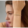 thumbnail image 3 of Pulsera Tennis Pearich en Oro Laminado 14K con Circonia Cúbica, 3 of 8