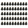 thumbnail image 2 of Abbracc 50 Pieces PU Leather Cord Ends Conveneint Handmade for Hat Clothing Backpack Coffee Color, 2 of 8