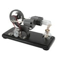 thumbnail image 3 of Hot Air Stirling Engine Motor Model Educational Toy Electricity Power Generator LED Education Model Toy Kit For Kids Adults Desktop Educational Toy Collection Unique Gift, 3 of 8