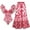 Swimsuit and Skirt, variant on Women One Piece Swimsuit Set Baroco Style Printed Double ruffles Padded Swimsuit and Skirt Two Piece Bathing Suit Swimwear