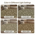 thumbnail image 7 of ODIKA 4'x6' Washable Area Rug Pet Friendly, Non-Shedding Allover Vintage Moody Retro Border Tone Dining Under Table Boho Flowing Dynamic for Bedroom, Reading Nook, 7 of 7