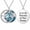 White6, variant on Kootwo Compass Necklace for Men Rotating Globe Pendant 14K Gold Plated Moonstone Engraved “Go in Direction of Your Dreams”
