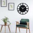 thumbnail image 3 of Reloj de pared KAIYANG vintage redondo con números romanos negro 30 cm, 3 of 5