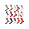 thumbnail image 1 of goowrom Christmas Socks with Cartoon Pattern, Winter Warm Holiday Clothing Accessory Pack of 10 Pairs, 1 of 8