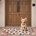 thumbnail image 4 of Botanical Floral Patchwork Non-Slip Entryway Door Mat,Boho Indoor Decor Durable Low Plush Door Mat,Washable Welcome Rug for Patio Hallway Home Decor 16x47 Inches, 4 of 7