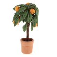 thumbnail image 2 of 1:12 casa de en miniatura árbol de de arcilla hecho en maceta para jardín micro ornamentos de paisaje (árbol ) CUTICAT Plantas en miniatura para casas de muñecas, 2 of 8