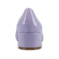 thumbnail image 4 of Journee Womens Saarii Slip On Block Heel Round Toe Pumps, 4 of 10