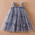 thumbnail image 5 of Zhuashum Toddler Girls Sleeveless Butterfly Tulle Princess Dress Dance Party Dresses Clothes,Size:6-12 Months, 5 of 5