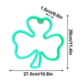 thumbnail image 4 of Fiudx Luces de Neón Led, Decoración Verde Del Día de San Patricio, Letrero de 28 Cm con Alimentación Usb, Fácil Instalación y Material Seguro, Decoración para Bodas, Celebraciones y Festividades., 4 of 6