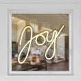 thumbnail image 6 of Northlight LED Joy Neon Lighted Christmas Wall or Window Decoration - 15", 6 of 10