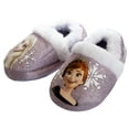 thumbnail image 2 of Disney Frozen Slippers for Toddler Girls, Purple White, 11-12, 2 of 8