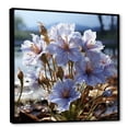 thumbnail image 2 of Designart "Tranquil Purple Cornflowers" Cornflowers Floater Framed Wall Decor, 2 of 5