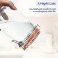 thumbnail image 6 of 3-Pack Half-Gallon (64oz) Wide-Mouth Glass Mason Jars with Airtight Lids, Freezer Safe, for Pickling, Canning & Food Storage, 6 of 7
