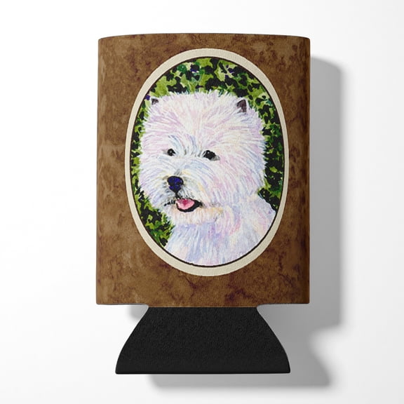 Caroline's Treasures SS8818CC Westie Can or Bottle Hugger, Can Hugger, multicolor