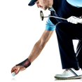 thumbnail image 1 of Training Aid Wrist Hinge Trainer  Black Neoprene Pu  Training Wrist Fixator Holder Swing Protector Corrector  Band Trainer, 1 of 8