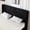 Black, variant on Morden Fort California King Velvet Upholstered Platform Bed Frame Beige Cream