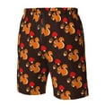 thumbnail image 4 of Logiee Cute Squirrel Print Mens Swim Trunks Quick Dry Board Shorts,Breathable Hawaii Beach Shorts Swimwear Bathing Suits-Small, 4 of 6