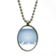 thumbnail image 1 of Patrón de clima nieve bosque ciervo Collar Colgante de cadena vintage Colección de joyas colgantes Unbranded M, 1 of 3