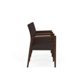 thumbnail image 2 of Pemberly Row Waiting Reception 3 Seat Tandem Seating Wood Frame in Brown, 2 of 5